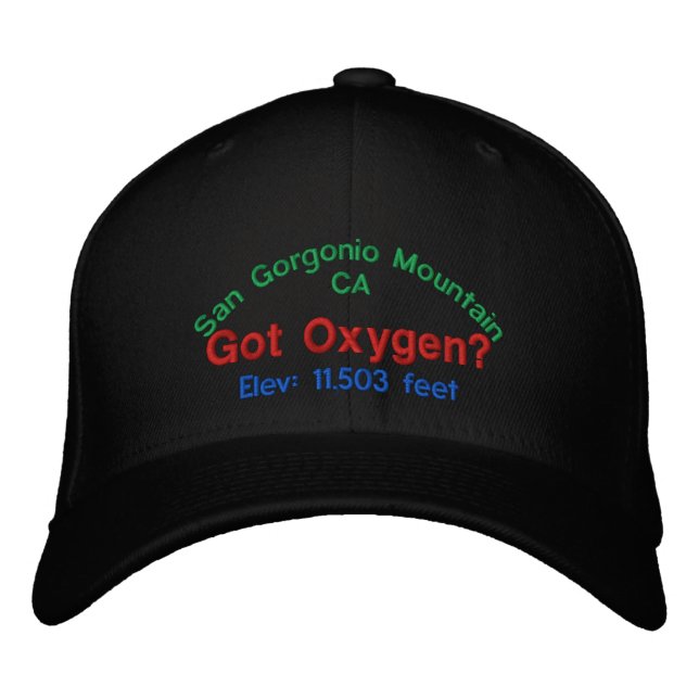 San Gorgonio Mountain California Casquette d'altit (Devant)