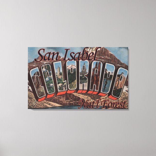 San Isabel Nat'l Forest, Colorado Canvas Print (Front)