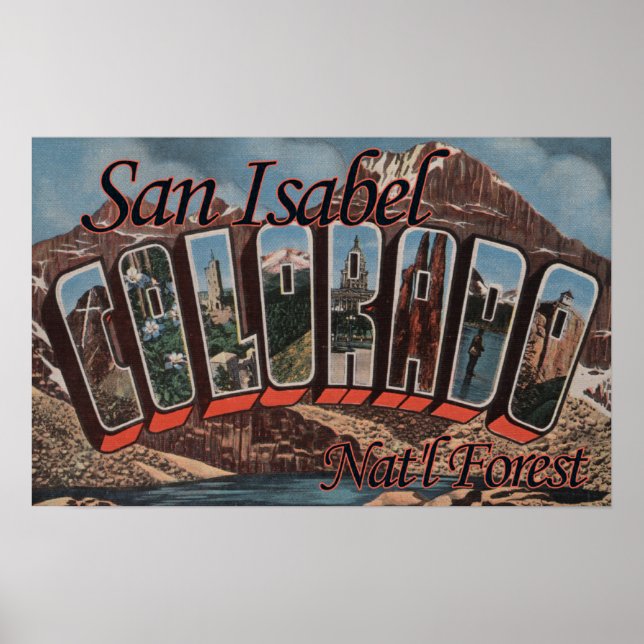 San Isabel Nat'l Forest, Colorado Poster (Front)