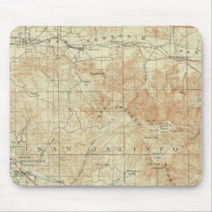 San Jacinto quadrangle showing San Andreas Rift Mouse Pad