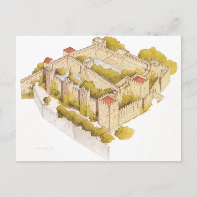 San Jorge castle. Lisboa Portugal Postcard (Front)