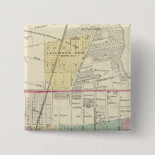 San Jose 2nd ward 2 Inch Square Button