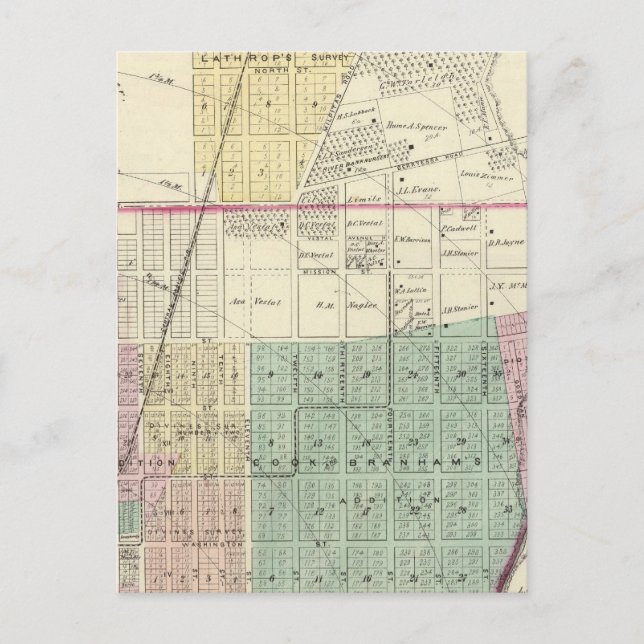 San Jose 2nd ward Postcard (Front)