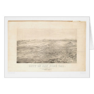 San Jose, CA. Panoramic Map 1869 (1559A)