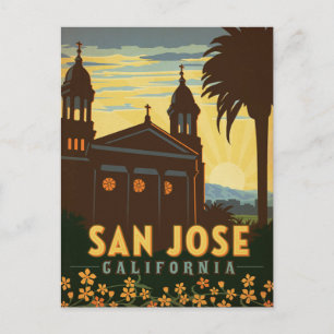 San Jose, CA Postcard