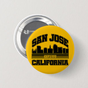 San Jose, California 2 Inch Round Button