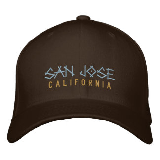 San Jose California Casquette brodé brun