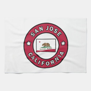 San Jose California Kitchen Towel
