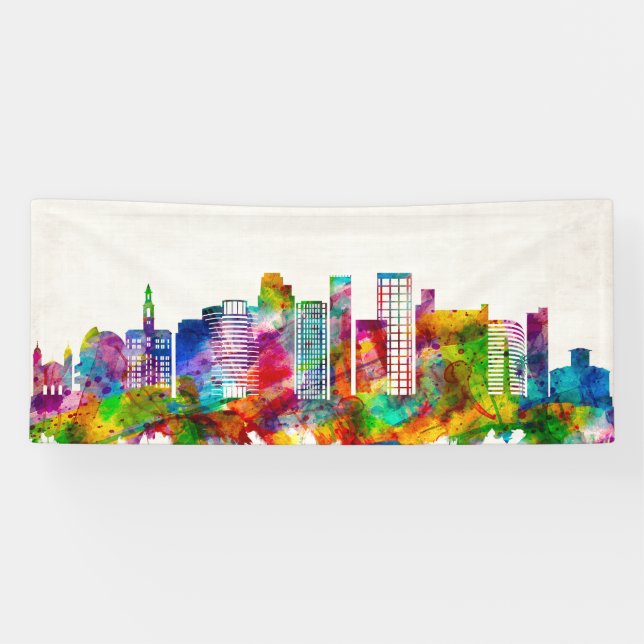 San Jose California Skyline Banner (Horizontal)