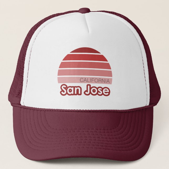 San Jose California Trucker Hat (Front)