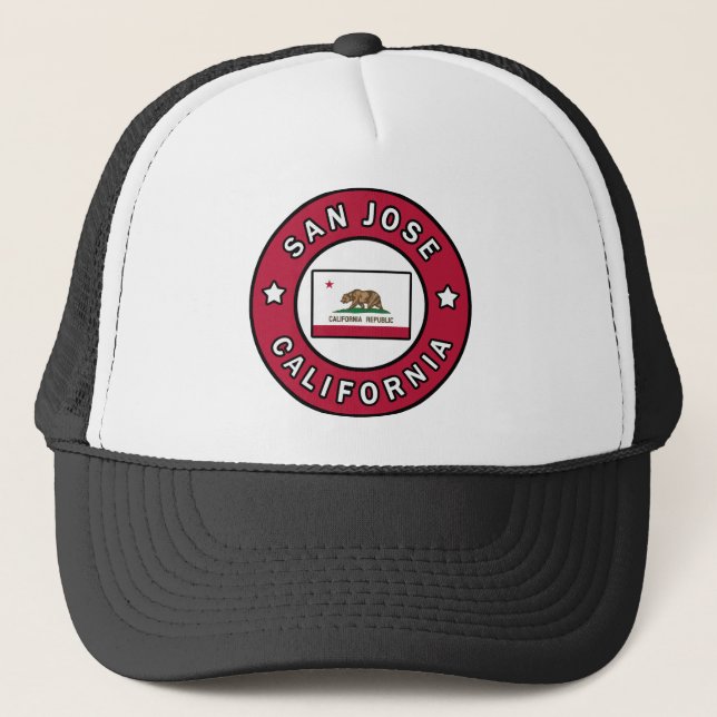 San Jose California Trucker Hat (Front)