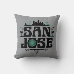 San Jose California United States Throw Pillow