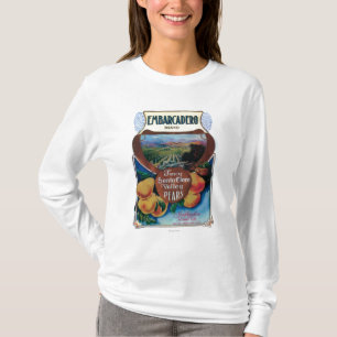 San Jose, CaliforniaEmbarcadero Pear Label T-Shirt