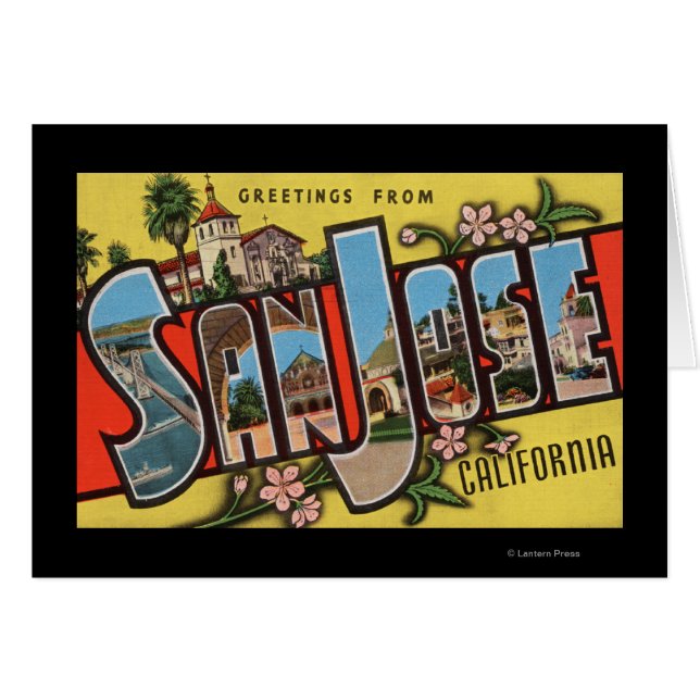 San Jose, CaliforniaLarge Letter Scenes (Front Horizontal)
