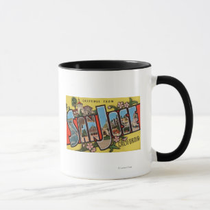 San Jose, CaliforniaLarge Letter Scenes Mug