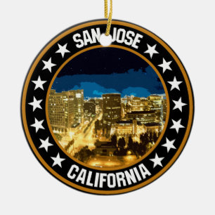 San Jose Ceramic Ornament