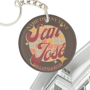San José City California USA Keychain