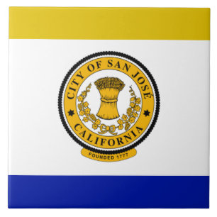 San Jose city flag Tile