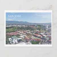 San Jose Costa Rica souvenir postcard