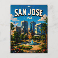 San Jose Downtown Skyline Keepsake