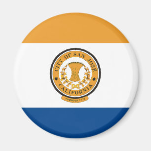 San Jose Flag Magnet