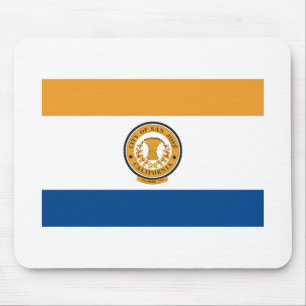 San Jose Flag Mouse Pad