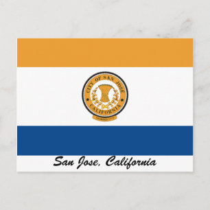 San Jose Flag Postcard