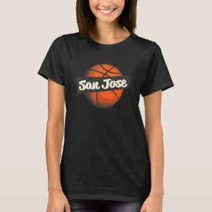 San Jose Hometown Basketball Player Sports T-Shirt