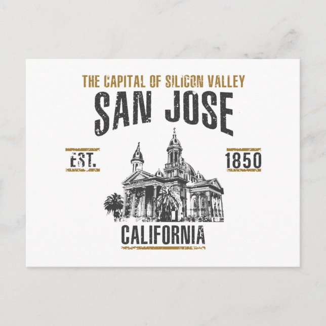 San Jose Postcard (Front)