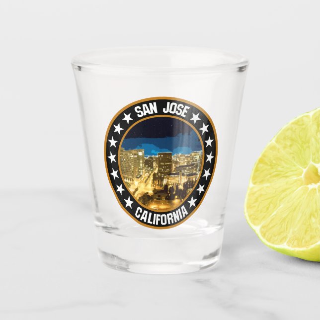 San Jose                                           Shot Glass (Front)