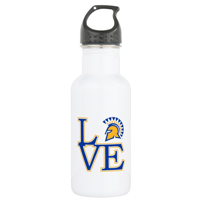 San Jose State Love 532 Ml Water Bottle (Front)