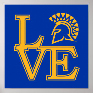 San Jose State Love Poster