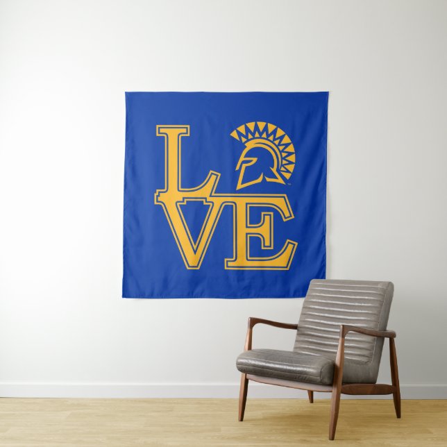 San Jose State Love Tapestry (In Situ)