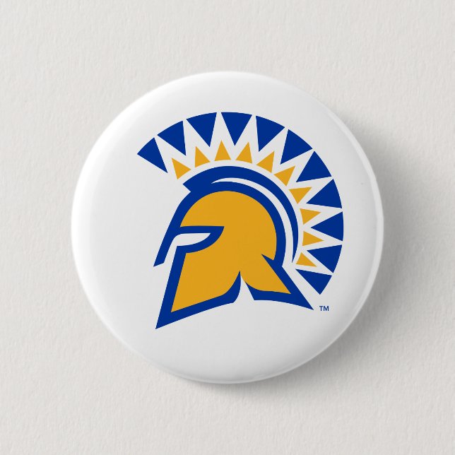 San Jose State Spartans 2 Inch Round Button (Front)