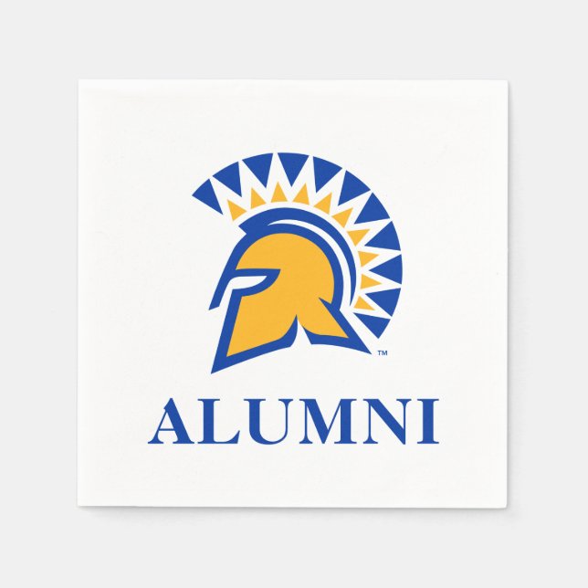 San Jose State Spartans Alumni Napkin (Front)