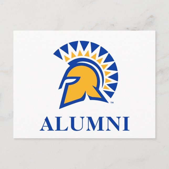 San Jose State Spartans Alumni Postcard (Front)