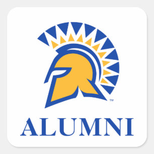San Jose State Spartans Alumni Square Sticker