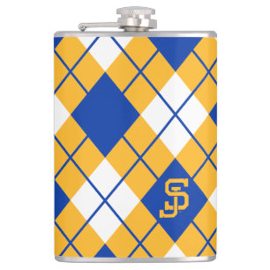 San Jose State Spartans argyle Hip Flask