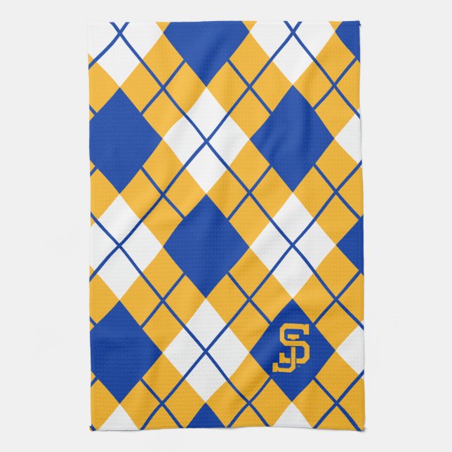 San Jose State Spartans argyle Kitchen Towel (Vertical)