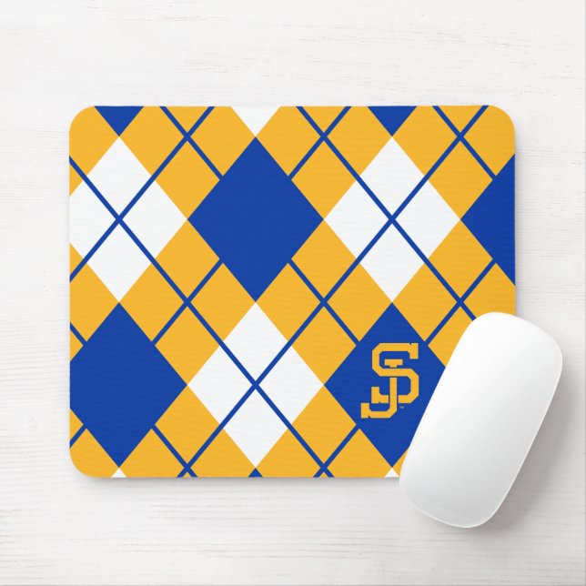 San Jose State Spartans argyle Mouse Pad (With Mouse)