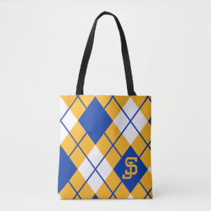 San Jose State Spartans argyle Tote Bag