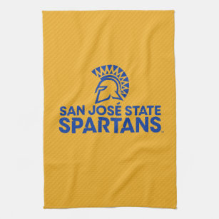 San Jose State Spartans Carbon Fibre Pattern Kitchen Towel