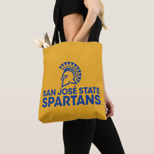 San Jose State Spartans Carbon Fibre Pattern Tote Bag