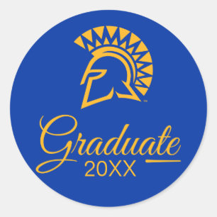 San Jose State Spartans Classic Round Sticker
