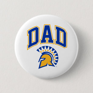 San Jose State Spartans Dad 2 Inch Round Button