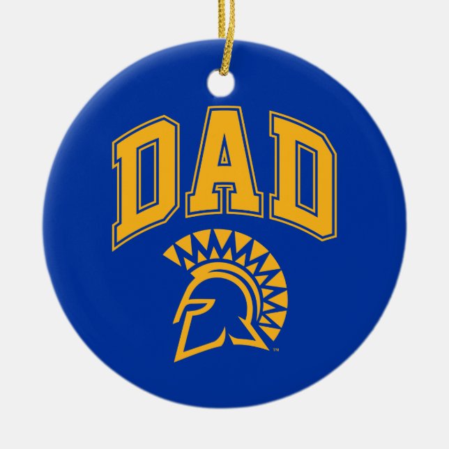 San Jose State Spartans Dad Ceramic Ornament (Front)