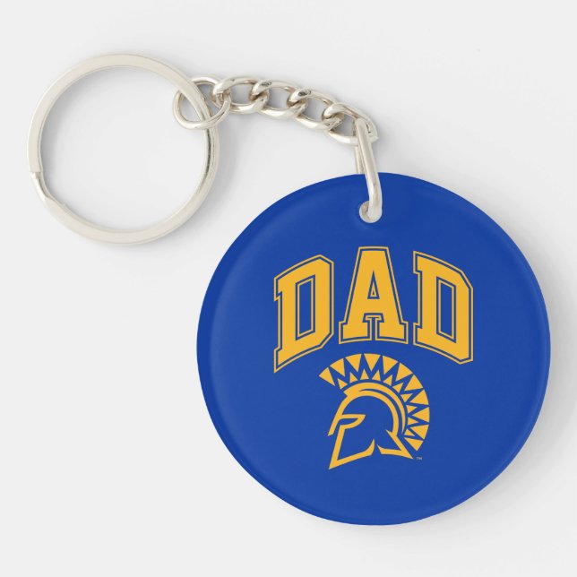 San Jose State Spartans Dad Keychain (Front)