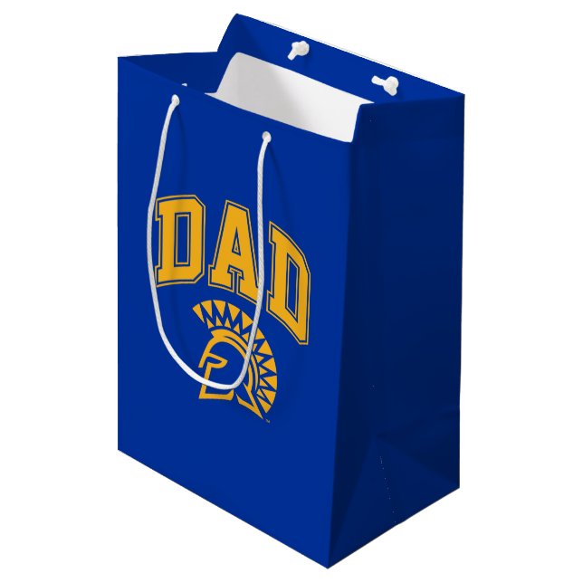 San Jose State Spartans Dad Medium Gift Bag (Front Angled)