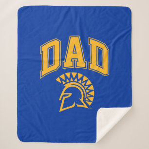 San Jose State Spartans Dad Sherpa Blanket