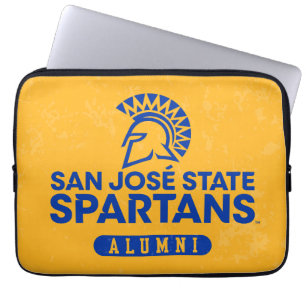 San Jose State Spartans Distressed Laptop Sleeve